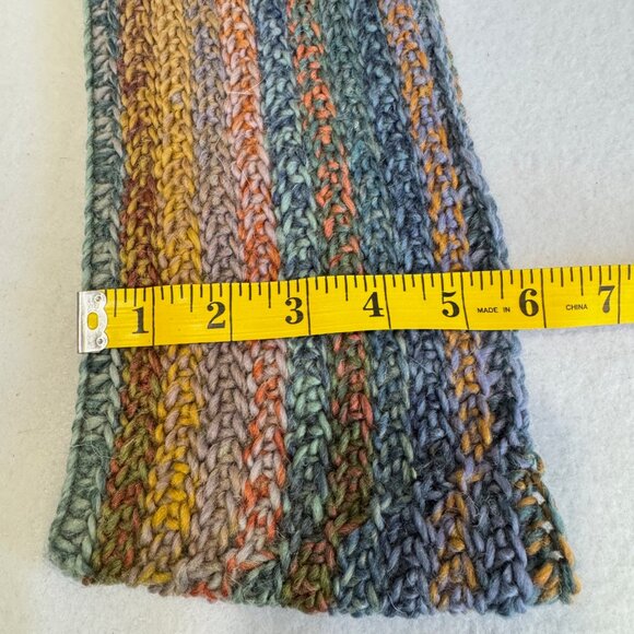 HANDMADE Crochet Moss Stitch Infinity Scarf NWT One of a Kind - Picture 10 of 12